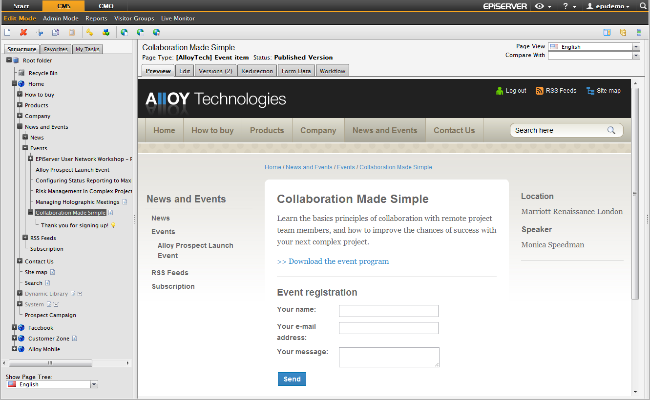 Create the pages to use in the LPO test.