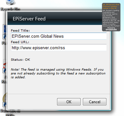 Startup code for the settings dialog.
