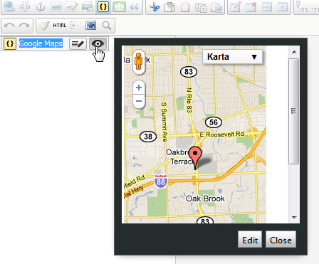 Dynamic content preview