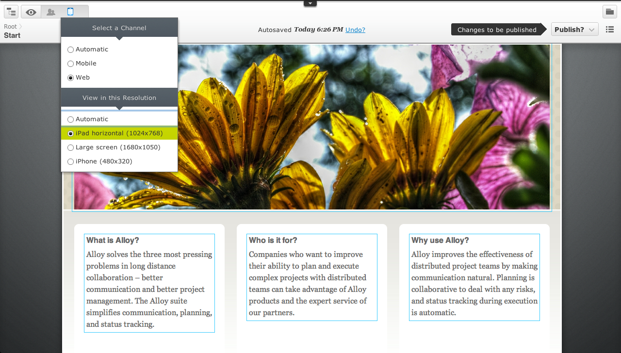 Edit view in EPiServer 7 Preview Edit view in EPiServer 7 Preview