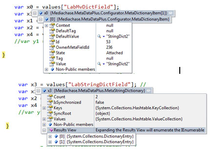 Simple values are retrieved as easy-to-use strings. 