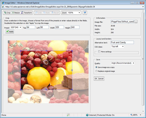 The new Image Editor